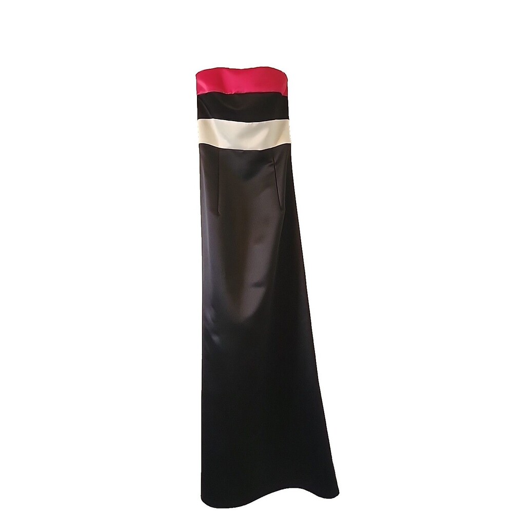 Women's Jessica McClintock Black Formal Dress Size 1 - Picture 7 of 8
